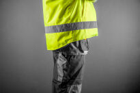 Bezrękawnik roboczy, dwustronny, jedna strona odblaskowa, żółta, rozmiar XXL/58 - 7