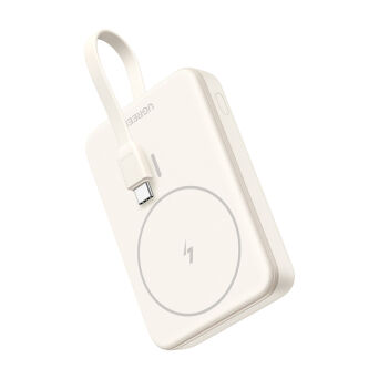 Powerbank UGREEN PB760 10000mAh 20W magnetyczny (beżowy)