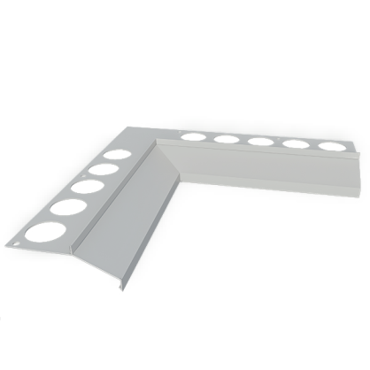 Nw90°MAXI narożnik wewnętrzny do profila MAXI szary RAL7035