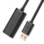 Kabel UGREEN US121 USB-A-USB-A 15m aktywny (czarny) - 2