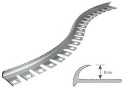 Profil aluminiowy podłogowy łukowy 8mm 3mb