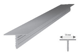 Listwa budowlana nierdzewna T-14mm L=2,5m