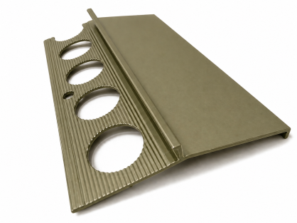 Profil aluminiowy balkonowy okapnikowy 85mm 3m anoda oliwka