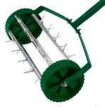 Aerator ręczny, wertykulator walcowy do trawy 27  kolcy, średnica 15cm - 3