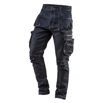 Spodnie robocze 5-kieszeniowe DENIM, rozmiar XS