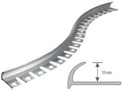Profil aluminiowy podłogowy owalny łukowy H=10mm, L=3m 
