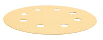 Papier ścierny na rzep 180 mm, K120, 5 szt., z 8 otworami do szlifierki 59G263 - 3