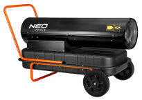 Nagrzewnica olejowa 50kW, zbiornik 50l, kółka - 8