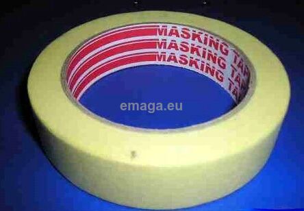 Taśma malarska papierowa/żółta 19mm 48szt. 