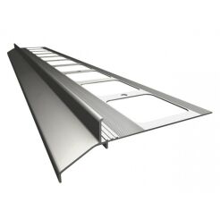 K30 Profil aluminiowy balkonowy 2.0m szary RAL 7037 - listwa balkonowa okapnikowa szara