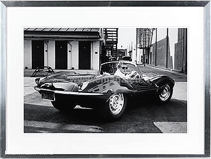Obraz/zdjęcie STEVE MCQUEEN JAGUAR