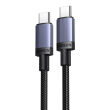 Kabel UGREEN L528 USB-C-USB-C 1m 100W (szary) - 2