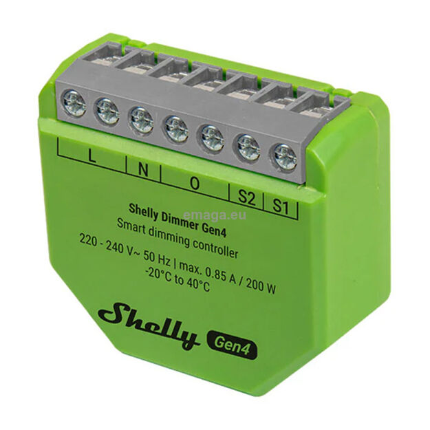 Inteligentny ściemniacz Shelly Dimmer Gen4 Zigbee/Matter