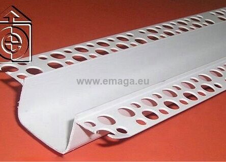 Listwa PCV do boniowania H=3cm L=3mb - bonia elewacyjna 3cm - pakiet 20 sztuk