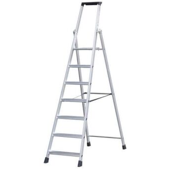 Składane schodki z uchwytem na narzędzia 7 stopni