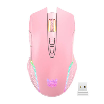 Mysz bezprzewodowa ONIKUMA CW905 2.4GHz (różowa)