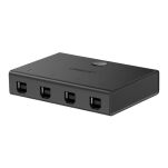 Przełącznik KVM UGREEN 30345 2x1 USB 2.0 (czarny) - 2