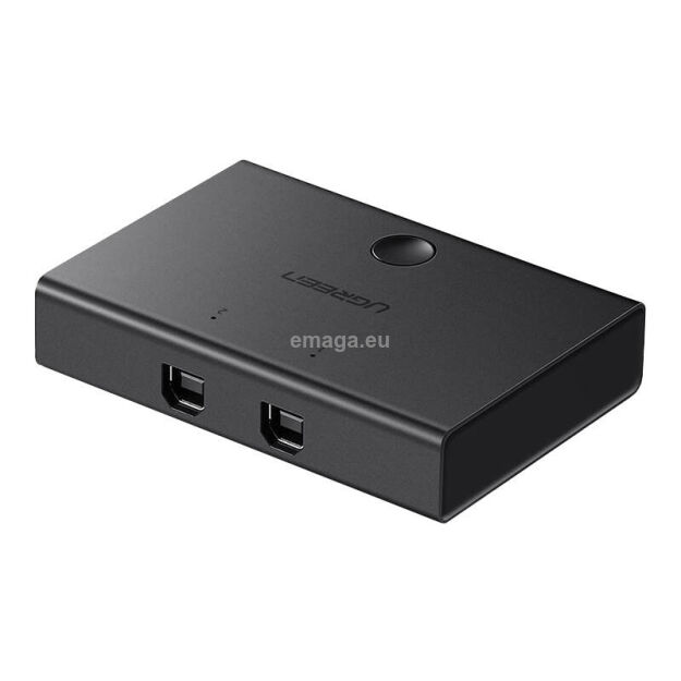 Przełącznik KVM UGREEN 30345 2x1 USB 2.0 (czarny)