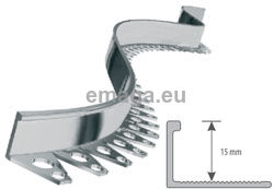Profil aluminiowy podłogowy łukowy 15mm 3mb