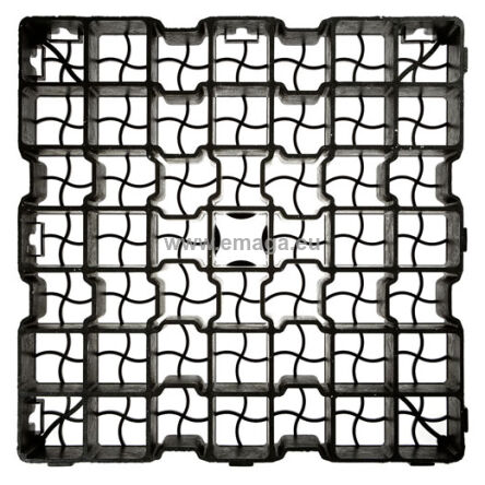 Płyta kratka trawnikowa - panel trawnikowy - krata do trawników geoSystem G4 50 cm x 50 cm x 4 cm pakiet 20 sztuk
