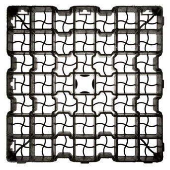 Płyta kratka trawnikowa - panel trawnikowy - krata do trawników geoSystem G4 50 cm x 50 cm x 4 cm pakiet 20 sztuk