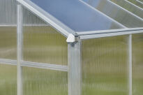 Szklarnia Sanus L-12 wymiar 2,2x5,7m H=2,10m 12,5m2 poliwęglan 6mm - 9