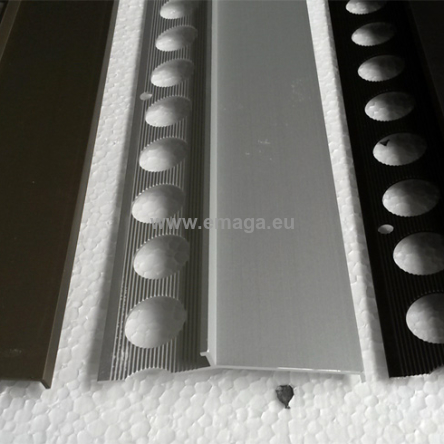 Profil aluminiowy balkonowy okapnikowy 85mm 2,5m oliwka