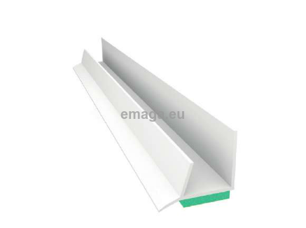 Profil PCV typu J z elastyczną uszczelką i paskiem dylatacyjnym 9mm A=18mm B=12,5mm L=2,5mb pakiet 60szt.