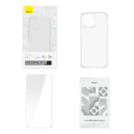Zestaw ochronny BASEUS Corning iPhone 14 Pro Max (przezroczysty) - 8
