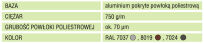 K301 Profil aluminiowy balkonowy 2.0m brązowy RAL 8019 - listwa balkonowa okapnikowa brązowa - 2