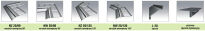 K20 Profil aluminiowy balkonowy 2.0m  szary RAL 7037 - listwa balkonowa okapnikowa szara - 7