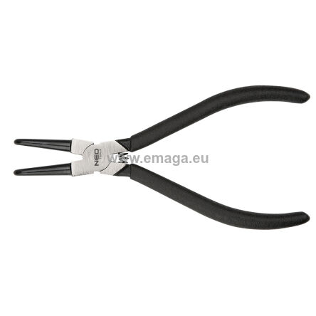 Szczypce segera do pierścieni osadczych 170 mm, wewnętrzne, wygięte