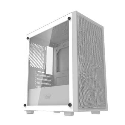 Obudowa komputerowa DARKFLASH M305 Mesh bez wentylatorów (biała)