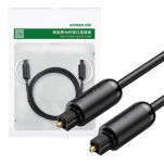Kabel optyczny Toslink Audio UGREEN AV122, pozłacany, 1.5m (czarny) - 4