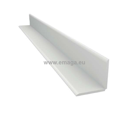Kątownik biały bez pianki samoprzylepnej 15x15mm L=3mb pakiet 10szt.