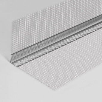 Narożnik aluminiowy z siatką 20x20mm 2,5m 100 szt.