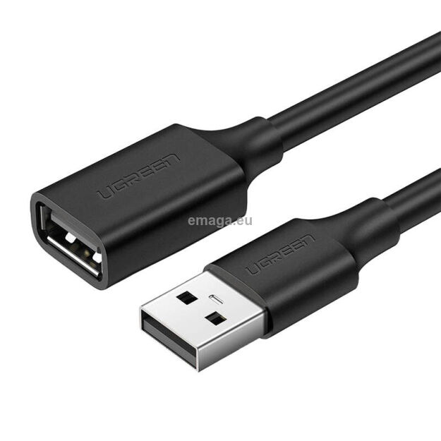 Kabel UGREEN US103 USB-A-USB-A 5m (czarny)
