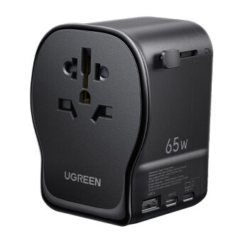 Adapter podróżny UGREEN S550 65W 2xUSB-C 1xUSB-A