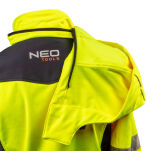 Kurtka robocza ostrzegawcza softshell z kapturem, żółta, rozmiar S - 5