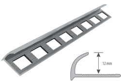 Profil aluminiowy do glazury owalny H=12mm, L=3m kolor: poler