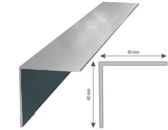 Profil aluminiowy do glazury kątownik 40/40 L=3m anodowany oliwka