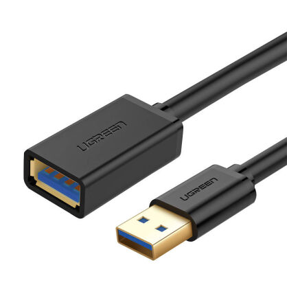 Kabel UGREEN 10368B USB-A 3.0-USB-A 3.0 1m (czarny)