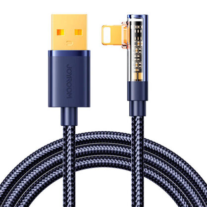 Kabel JOYROOM S-UL012A6 USB-A-Lightning 1.2m kątowy (niebieski)