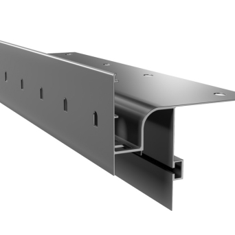W30R Profil aluminiowy balkonowy 2m brązowy RAL 8019