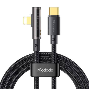 Kabel MCDODO CA-3390 USB-C-Lightning 1.2m 36W kątowy (czarny)