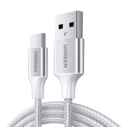 Kabel UGREEN USB-A-USB-C 0.5m (biały)