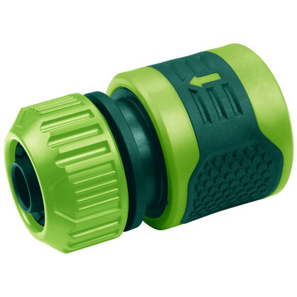 Złączka przelotowa 1/2"-5/8", dwumateriałowa, 30 szt., pudełko ekspozycyjne