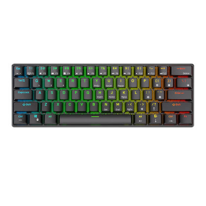 Klawiatura mechaniczna ROYAL KLUDGE RK61 red switch (czarna)