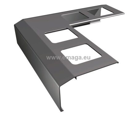 Nz301/90 Narożnik balkonowy zewnętrzny brązowy RAL 8019
