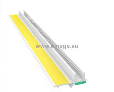 Profil przyokienny dylatacyjny biały z uszczelką B=3mm L=3m 60szt